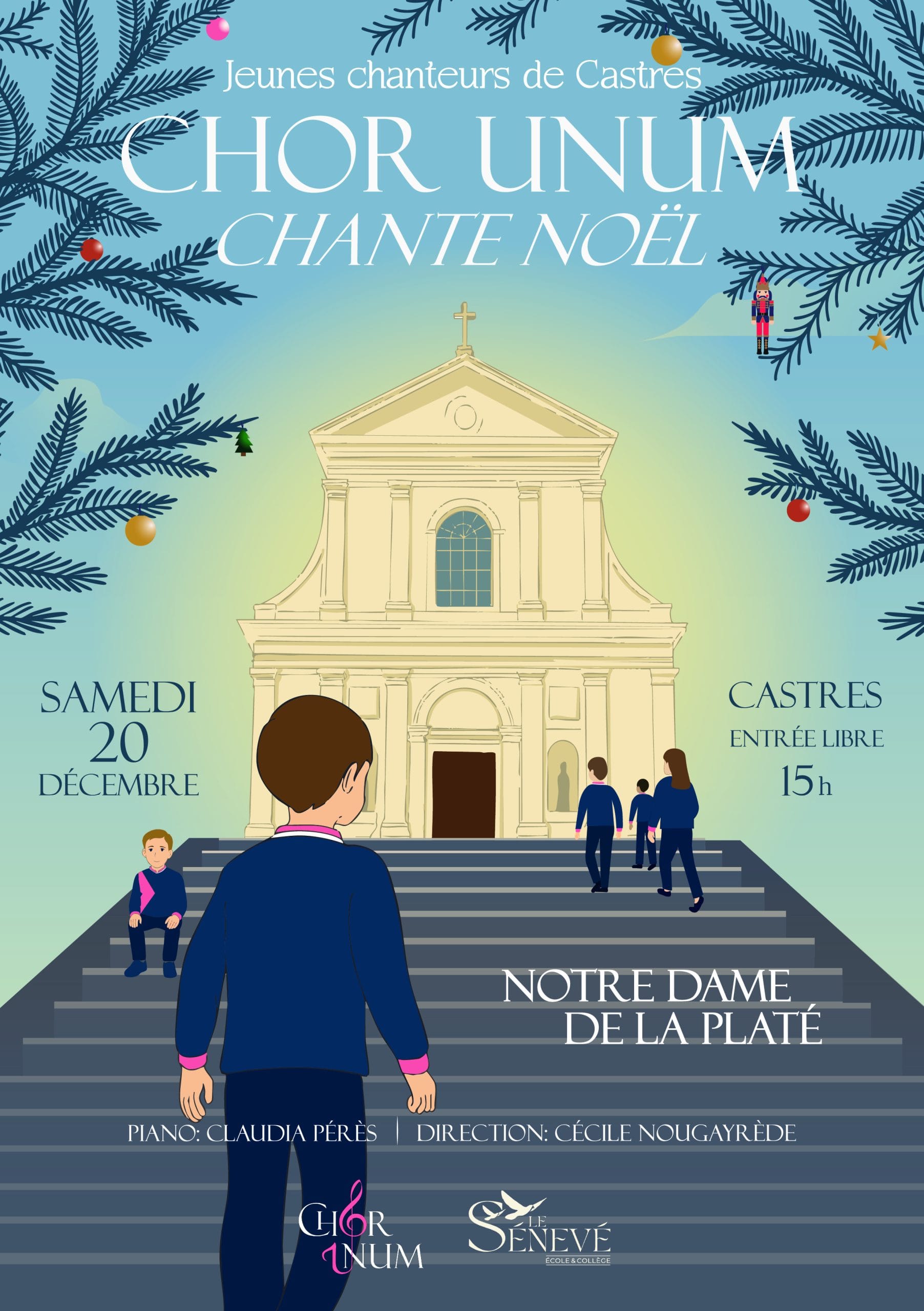 Affiche enfants concert Samedi 16 decembre Castres