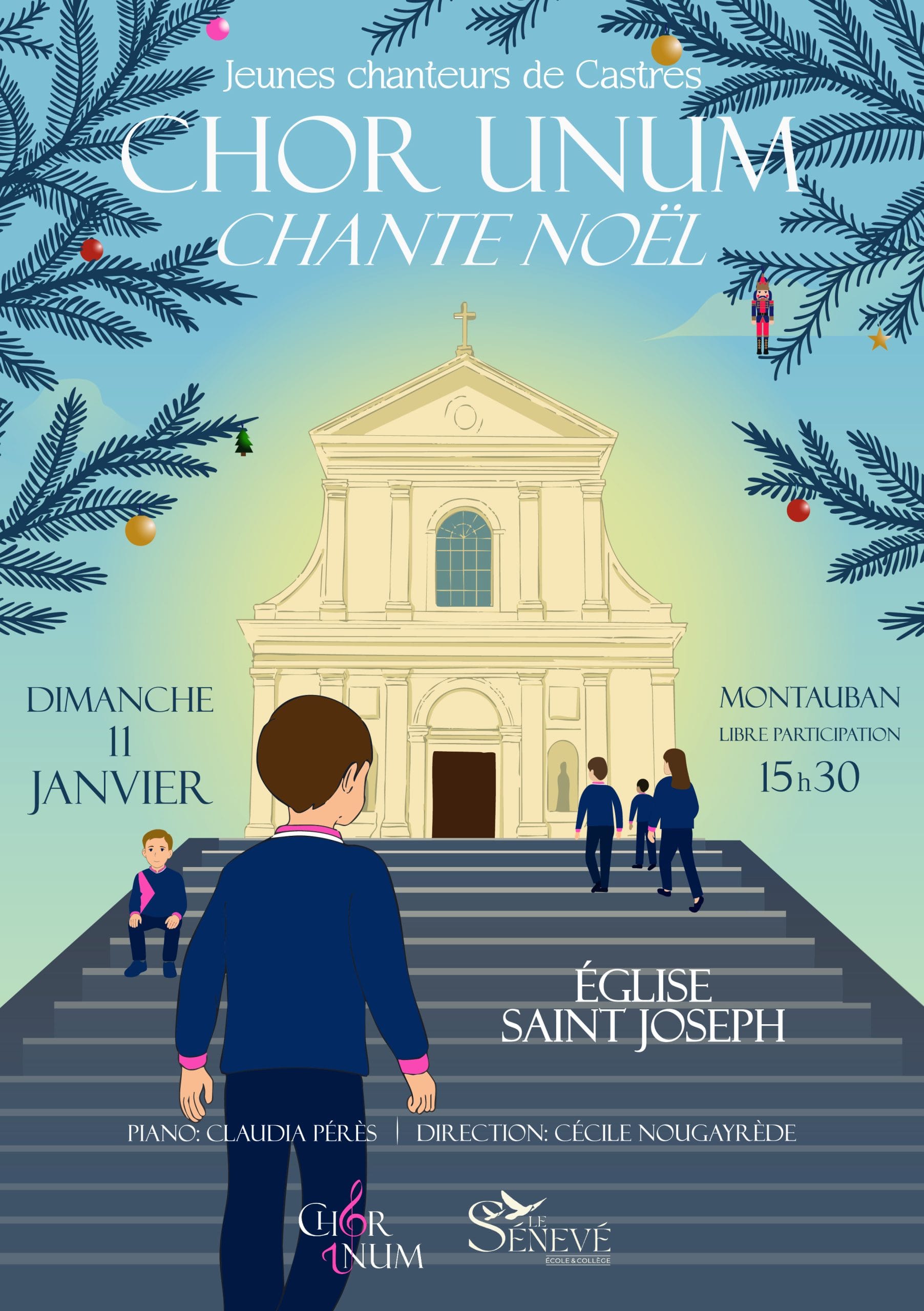 Affiche enfants concert Samedi 16 decembre Castres
