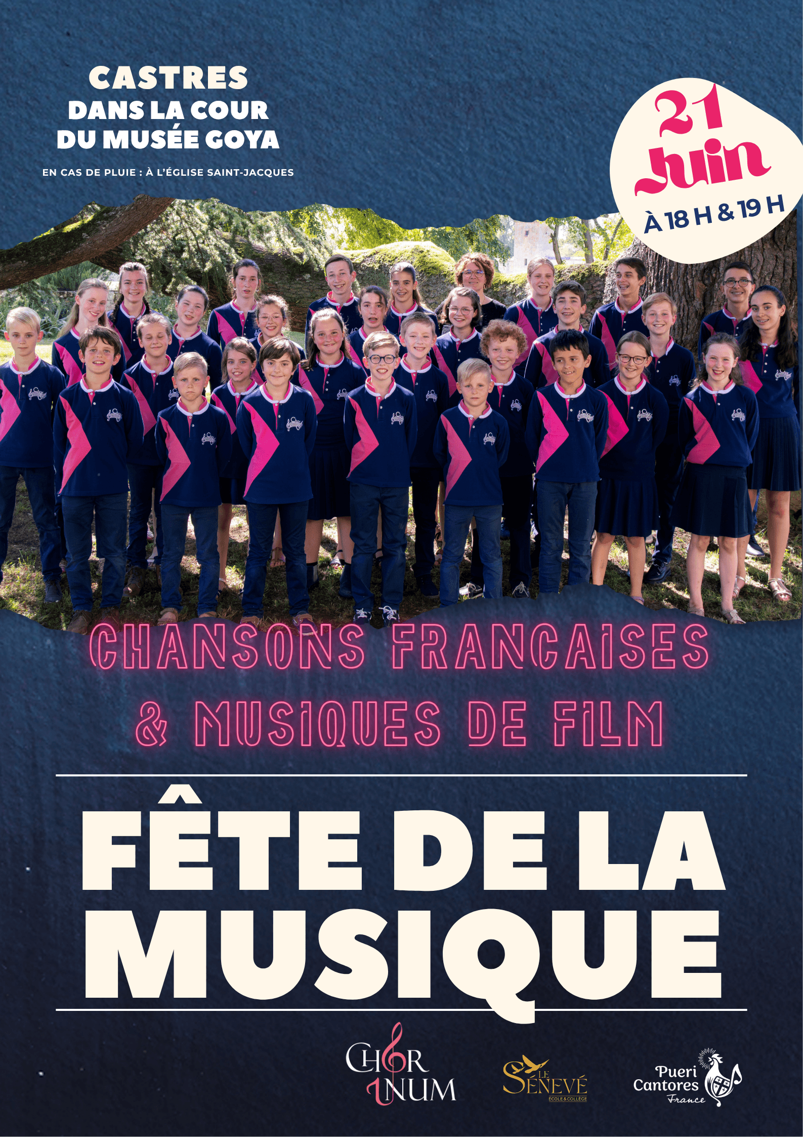 Fête de la musique à Castres : concert avec les enfants de la maitrise Chor Unum