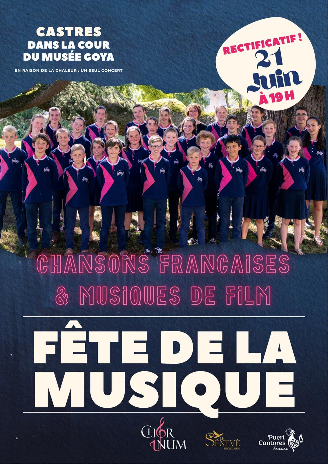 Fête de la musique à Castres : concert avec les enfants de la maitrise Chor Unum